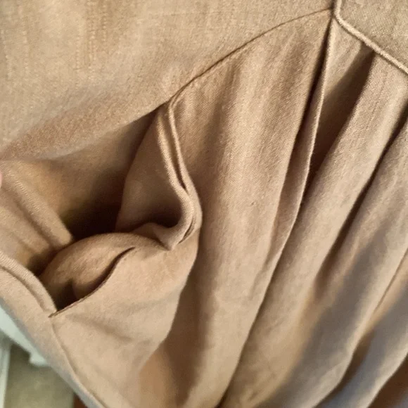 Seen + Seen island Goods NWT wide leg linen overalls - Picture 3 of 10